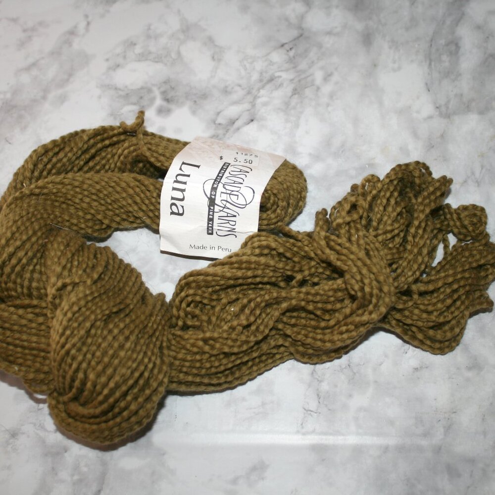 YARN #1387 - Cascade Yarns Luna Cotton Olive Green - 50 g